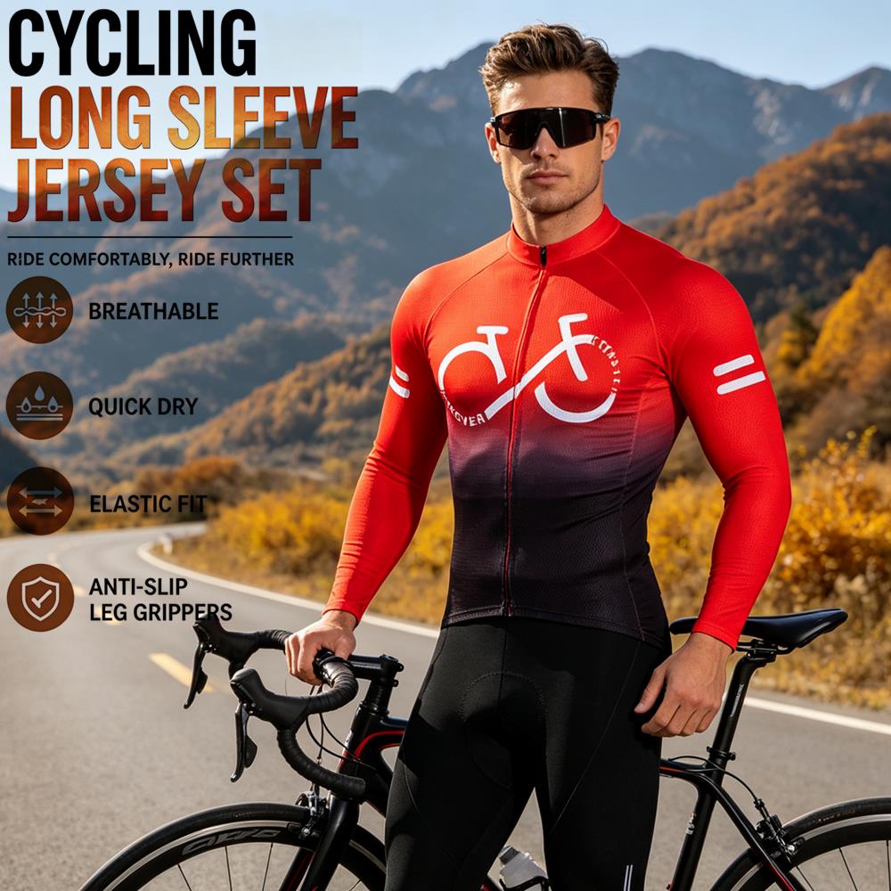 Mountain Biking Pants - بدلة ركوب الدراجات للربيع والخريف، طقم