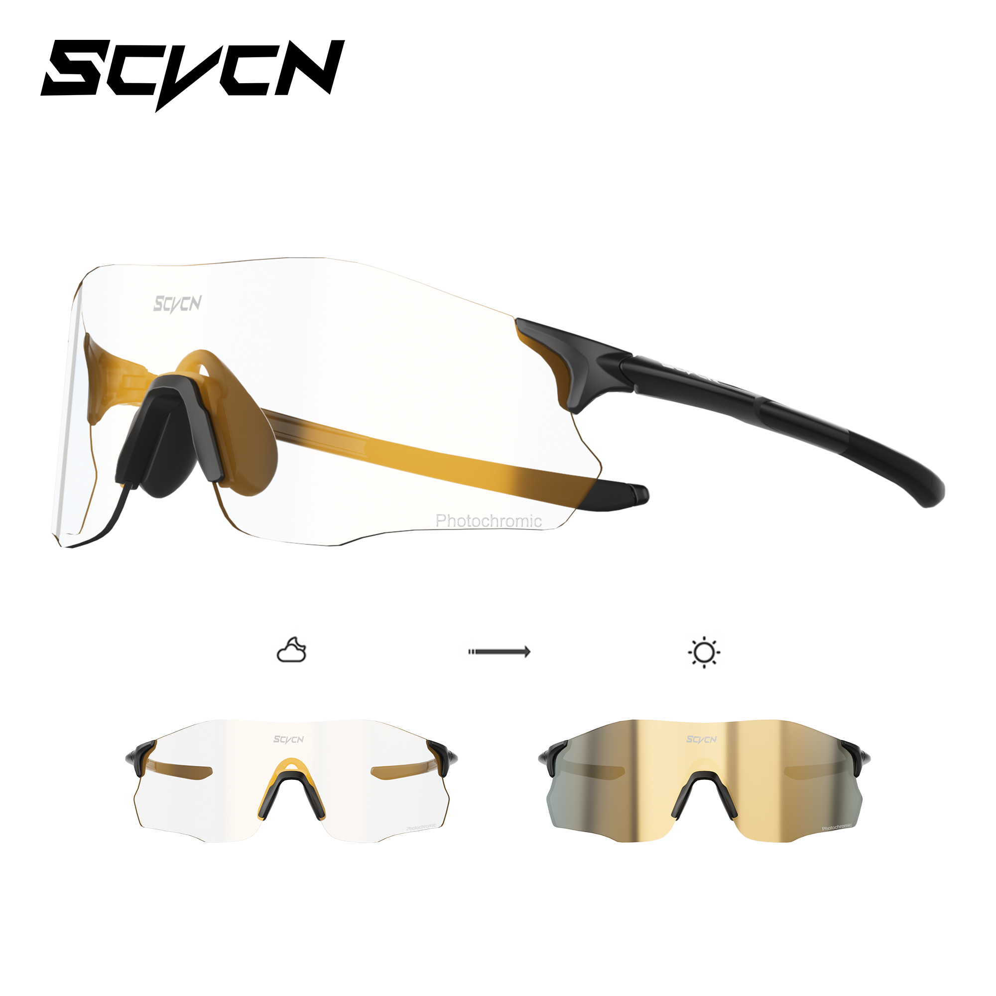 SCVCN اللونية بدون شفة النظارا - مراجعة Mountain Biking A Sport وسعره
