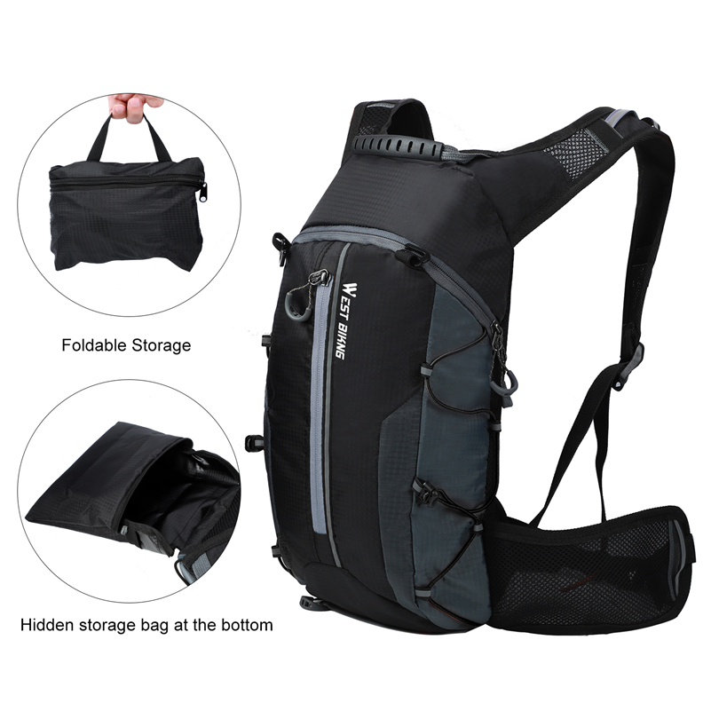 حقيبة رياضية طاردة للماء في ال - مراجعة Mountain Biking Rucksack وسعره