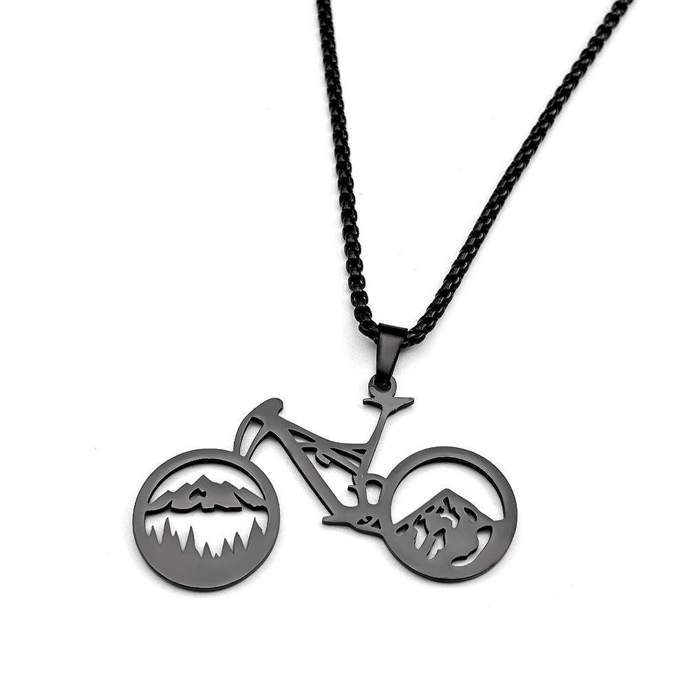 قلادة على شكل دراجة هوائية للن - مراجعة Mountain Biking Gifts وسعره