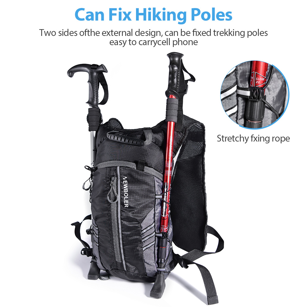 NEWBOLER في الهواء الطلق تنفس  - مراجعة Mountain Biking Rucksack وسعره