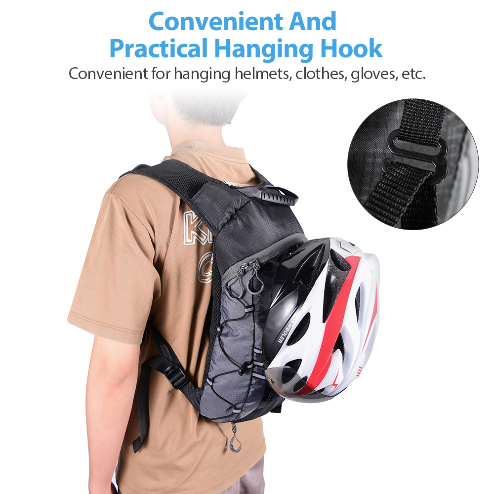 NEWBOLER في الهواء الطلق تنفس  - مراجعة Mountain Biking Rucksack وسعره
